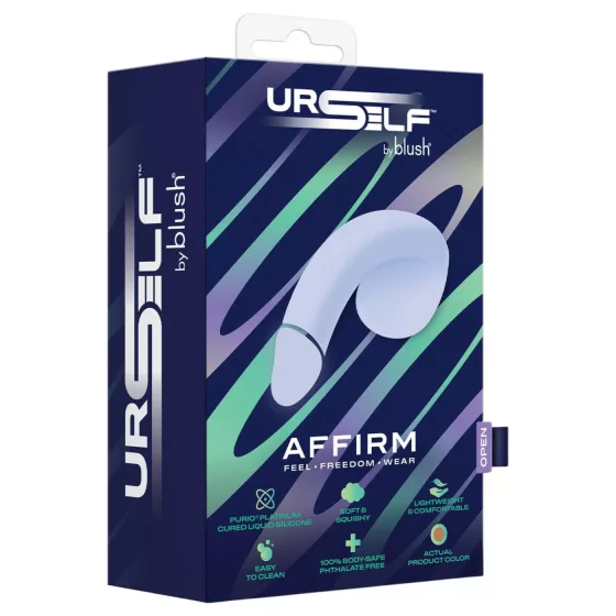 Blush UrSelf Affirm - élethű packer barna műpénisz (13 cm)