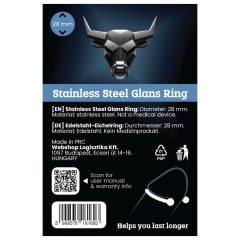   Rozsdamentes fém makkgyűrű - ejakuláció késleltetéshez (28mm)