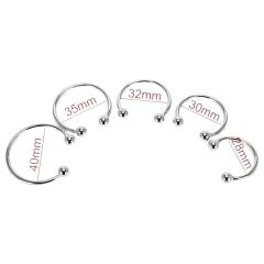   Rozsdamentes fém makkgyűrű - ejakuláció késleltetéshez (28mm)