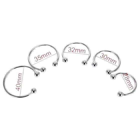 Rozsdamentes fém makkgyűrű - ejakuláció késleltetéshez (28mm)