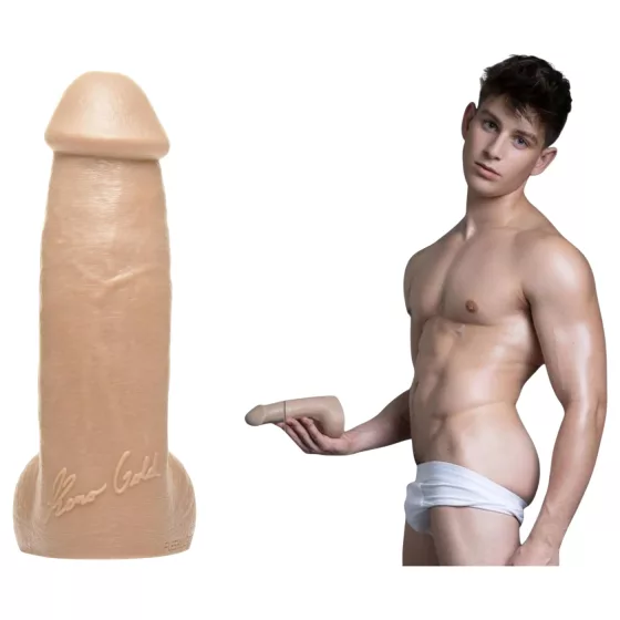 Fleshjack Reno Gold - élethű dildó (natúr)