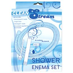 Shower Enema - alumínium intim zuhany szett (ezüst)