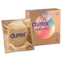 Durex Real Feel - latexmentes óvszer (3db)