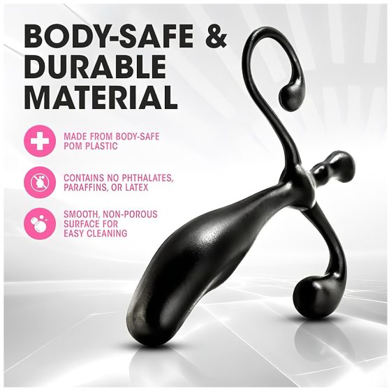 Anal Adventures - prosztata dildó (fekete)