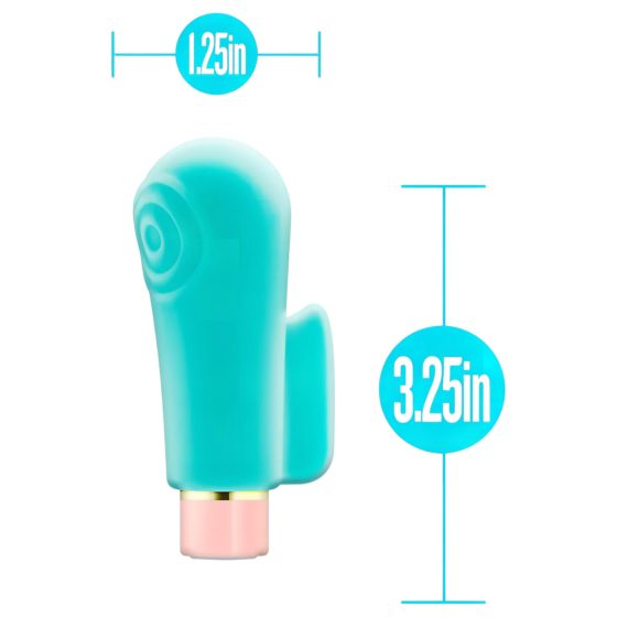 / Blush Aria - stimuláló ujjvibrátor (zöld)