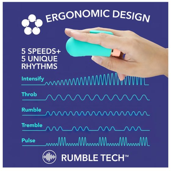 / Blush Aria - stimuláló ujjvibrátor (zöld)