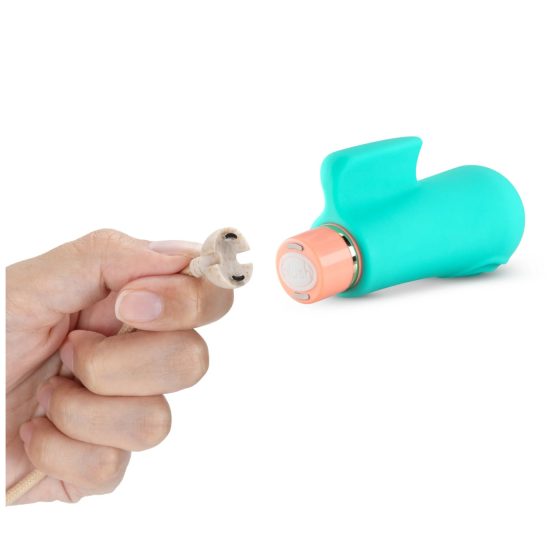 / Blush Aria - stimuláló ujjvibrátor (zöld)