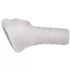 Perfect Fit Breeder - nyitott péniszköpeny (10 cm, fehér)