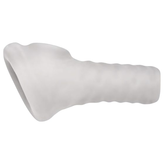 Perfect Fit Breeder - nyitott péniszköpeny (10 cm) - fehér
