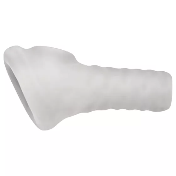 Perfect Fit Breeder - nyitott péniszköpeny (10 cm, fehér)