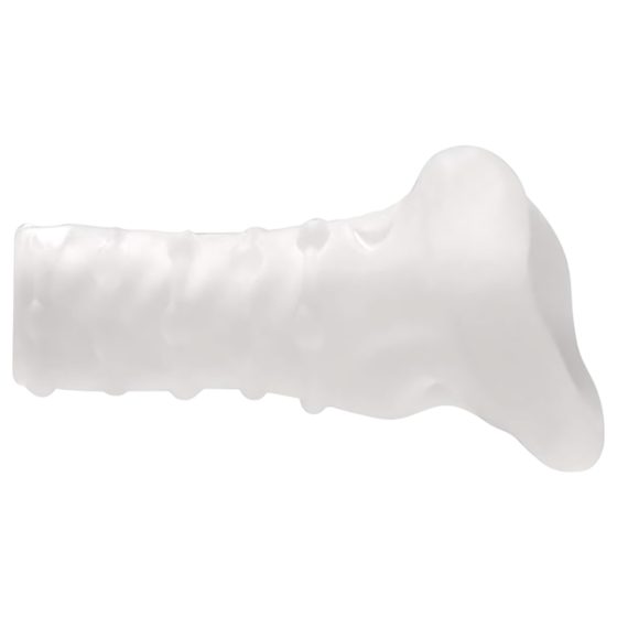 Perfect Fit Breeder - nyitott péniszköpeny (10 cm) - fehér