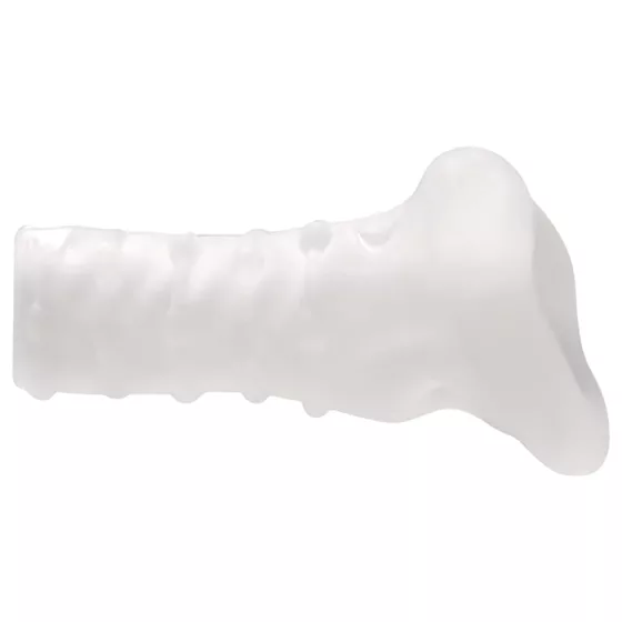 Perfect Fit Breeder - nyitott péniszköpeny (10 cm, fehér)