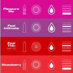 Durex Fun Explosion - óvszer csomag (40db)