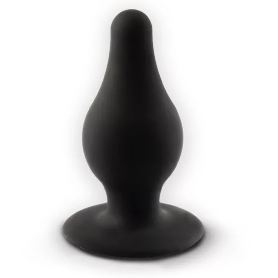 / SILEXD Model 2 - hőre reagáló szilikon anál plug (fekete) - S