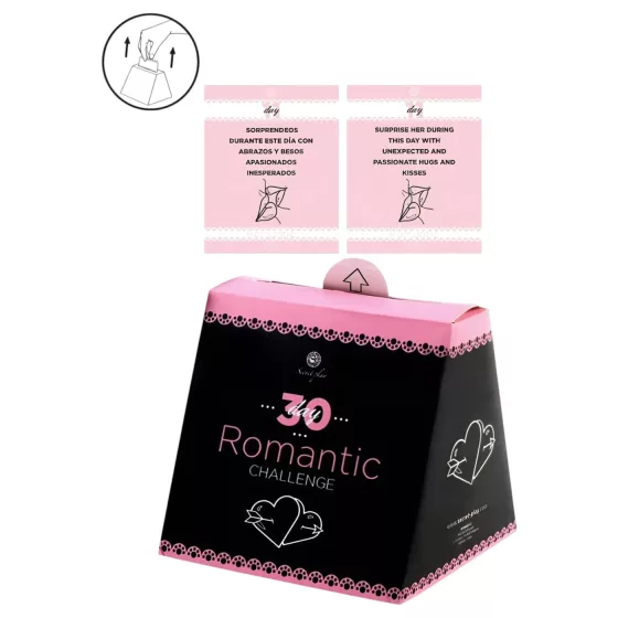 Secret Play 30 Day Romantic Challenge - romantikus kihívás kártyajáték (angol, spanyol)