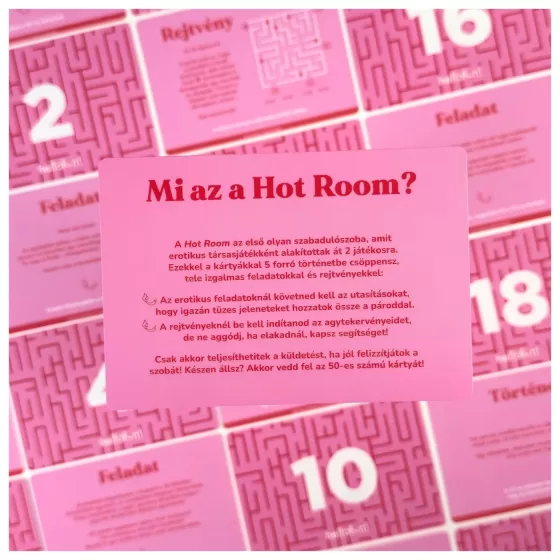 Hot Room - erotikus szabadulószoba társasjáték
