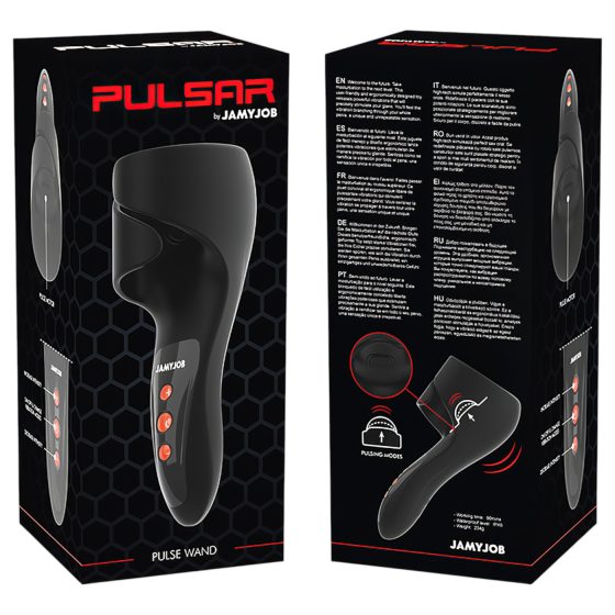 JamyJob - pulzáló makkvibrátor (fekete)