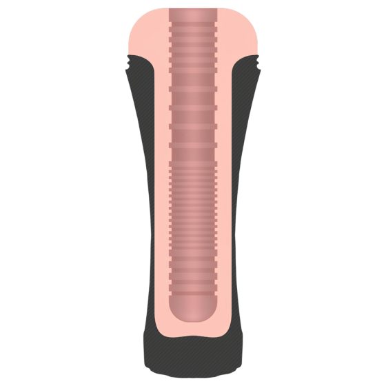 JamyJob - élethű műpunci tokban (fekete-natúr)