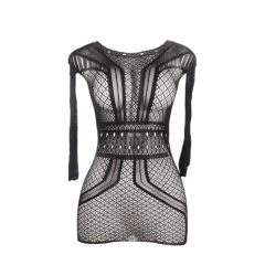 Subblime 951931 - nyitott hátú necc ruha - (fekete) - S-L