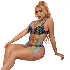 Subblime 952433 - szivárvány necc ruha - S-L
