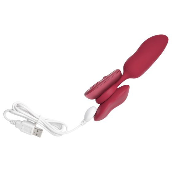 Platanomelón Mobi - 2 részes vibrátor szett - (piros)