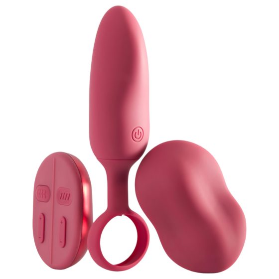 Platanomelón Mobi - 2 részes vibrátor szett - (piros)