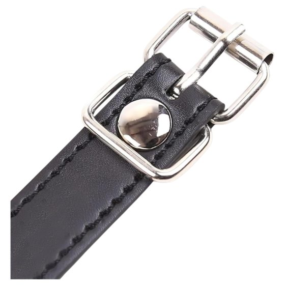 Latetobed - száj formájú szilikon szájpecek (fekete)