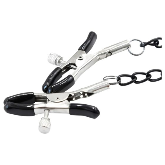 INTOYOU - szájpecek bimbócsipesszel (fekete)