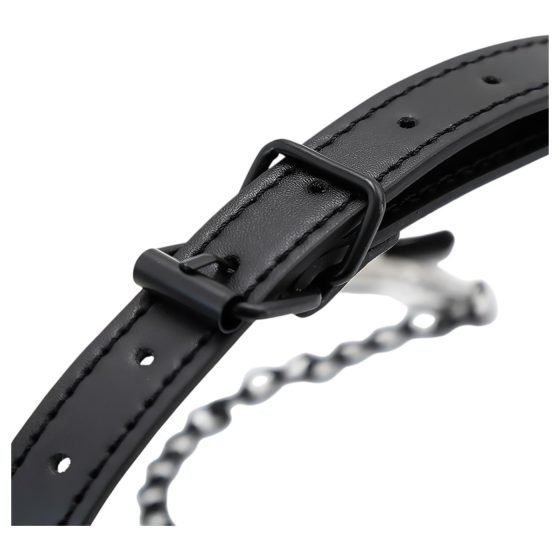 INTOYOU - szájpecek bimbócsipesszel (fekete)