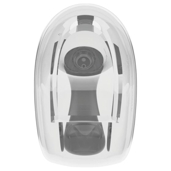 Afterdark - automata, vibrációs anál tisztító (átlátszó)