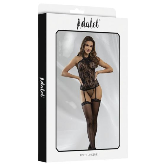Adalet Nicole - csipkés necc szett - (fekete)