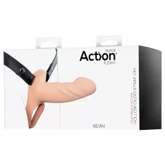   Action StrapOn S - felcsatolható, üreges dildó (testszínű)
