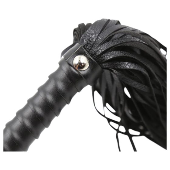Latetobed - textúrált ostor - fekete (48cm)