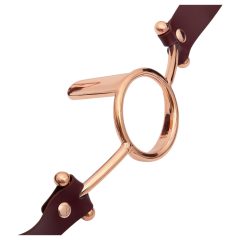 Latetobed - gyűrűs szájpecek (barna)