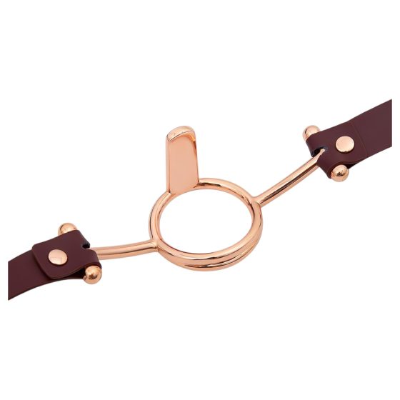 Latetobed - gyűrűs szájpecek (barna)