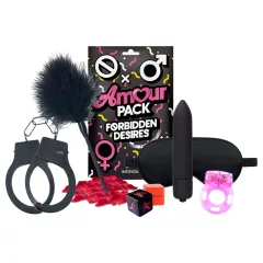   Amour Pack Forbidden Desires - kezdő szett vibrátorral - 7 részes