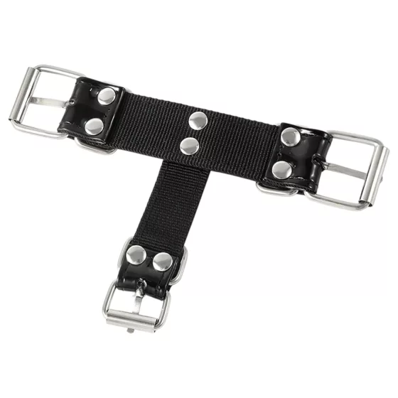 Latetobed - nyakörv orrkampóval (fekete)