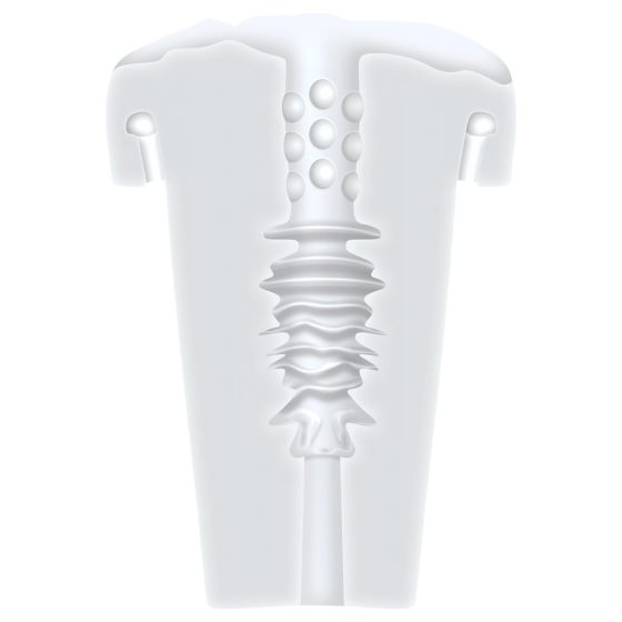 Zero Tolerance - akkus rezgő-szívó maszturbátor (átlátszó)