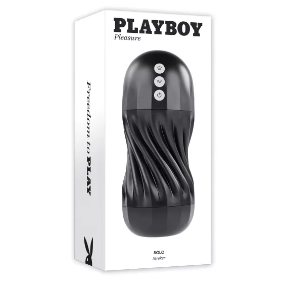 / Playboy Solo Stroker - akkus szívó maszturbátor (fekete)