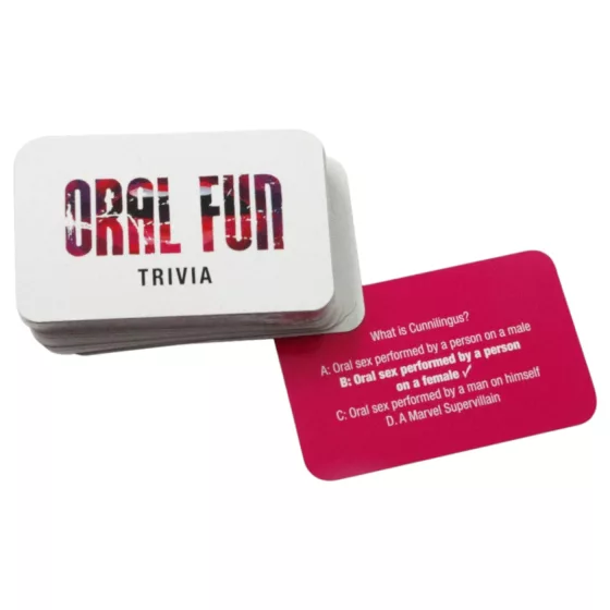 Oral Fun - erotikus társasjáték (angol nyelvű)