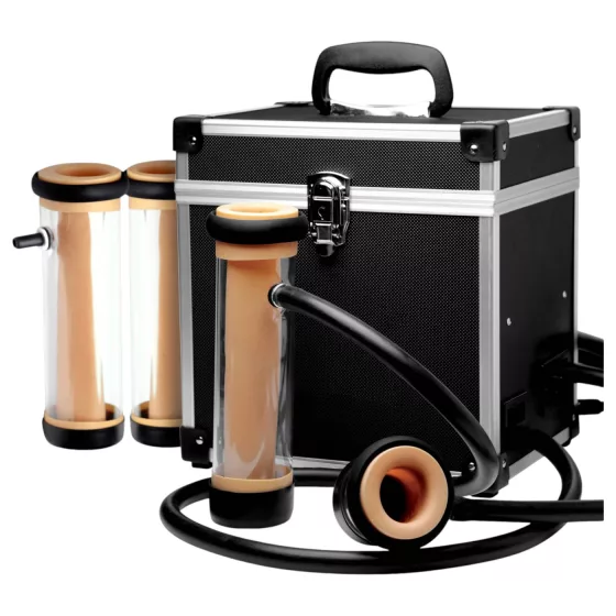 / The Super Milker - automatikus deluxe maszturbátor (fekete)