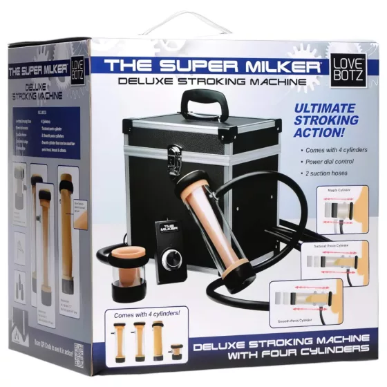 / The Super Milker - automatikus deluxe maszturbátor (fekete)