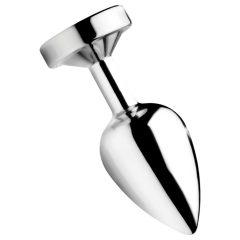 Booty Sparks - világító butt plug - nagy (ezüst)