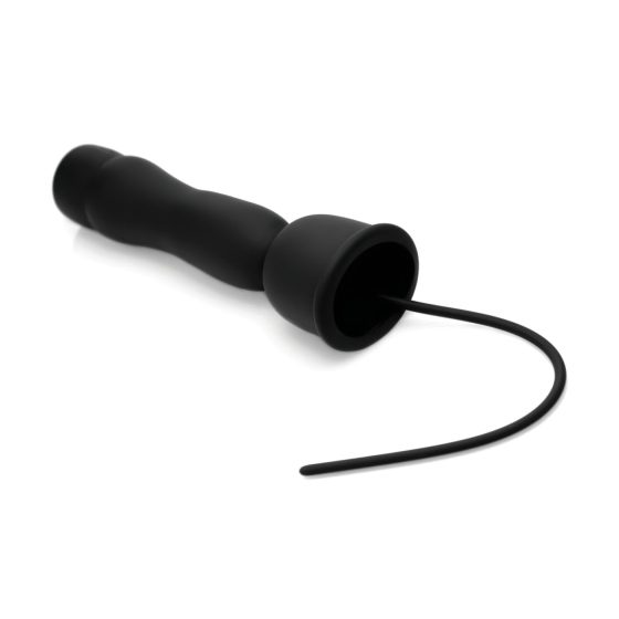 Trinity Vibes - 2in1 dilator és makkvibrátor (fekete)