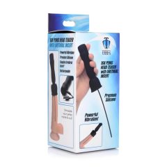 Trinity Vibes - 2in1 dilator és makkvibrátor (fekete)