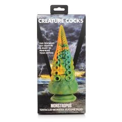 Creature Cocks Monstropus - dildó - 22cm (sárga)