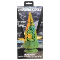 Creature Cocks Monstropus - dildó - 22 cm (sárga)