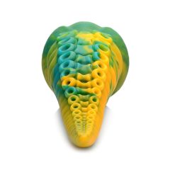 Creature Cocks Monstropus - dildó - 22cm (sárga)