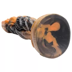   Creature Cocks Ravager - textúrált szilikon dildó - 20 cm (narancs)