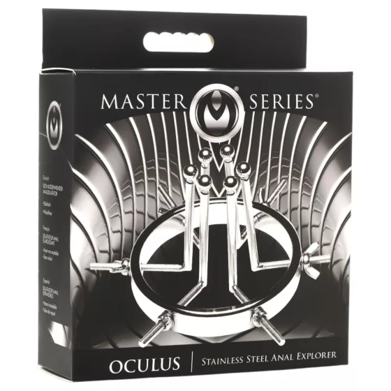 XR Brands Oculus - rozsdamentes acél tágító (ezüst)